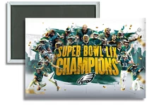 2024 Philadelphia Eagles Super Bowl LIX Champions 2" x 3" Magnet