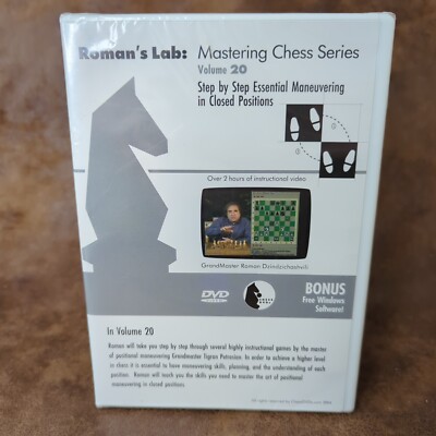 ROMAN'S LAB Vol 20 Step By Step Essential Maneuvering Closed Positions Chess DVD