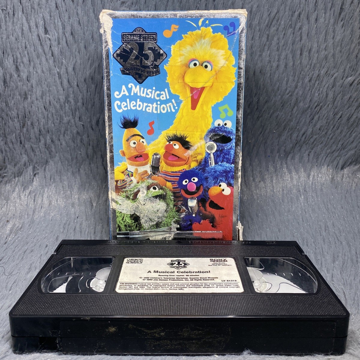 Sesame Street 25th Birthday A Musical Celebration VHS 1993 Elmo