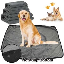Dog Bed Mat Pet Coral Fleece Carpet Anti Slip Soft Pad Breathable Seat Cushion