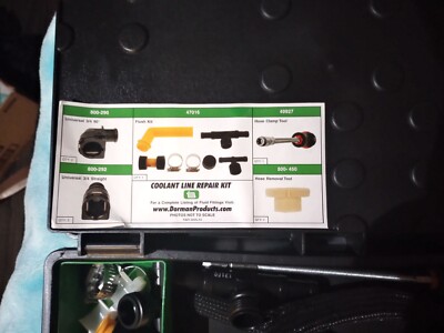 Doorman Coolant Line Repair Kit. This repair kit only has 1 piece used.
