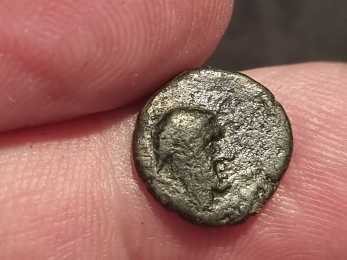 Ancient Greece BC unresearched bronze coin. Please read description. LA31