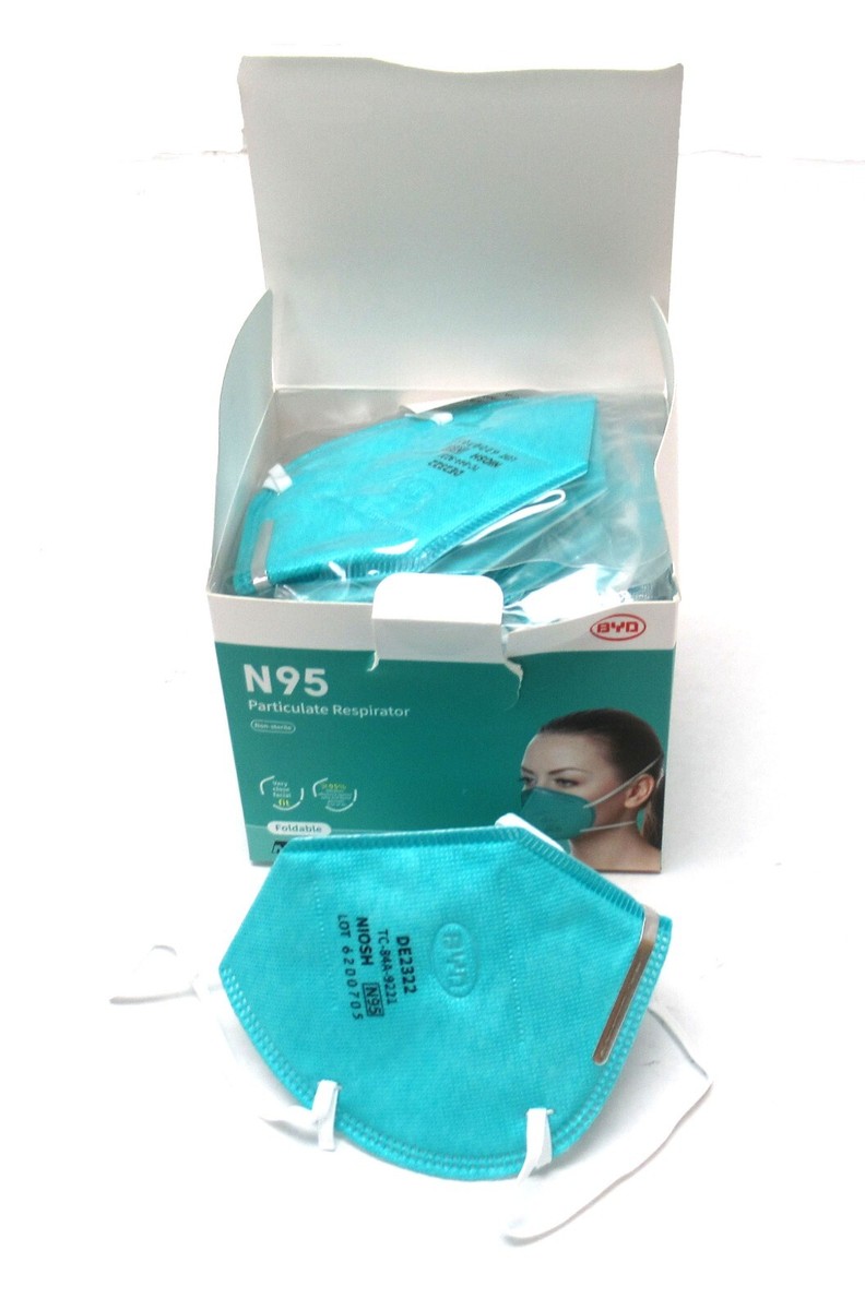 BYD N95マスク 20 Pack N95 BYD Protective Disposable Face Masks Cover NIOSH