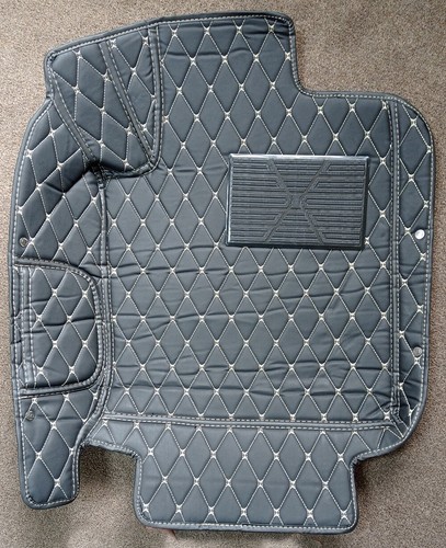 TAPIS DE SOL 3D PERSONNALISÉS POUR TOYOTA PRIUS 2016-21 MODÈLE BRITANNIQUE EN PVC CUIR NOIR - Photo 3/11