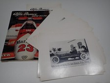 ALFA ROMEO CORSE 1913 - 1981 CARTELLINA CON STAMPE
