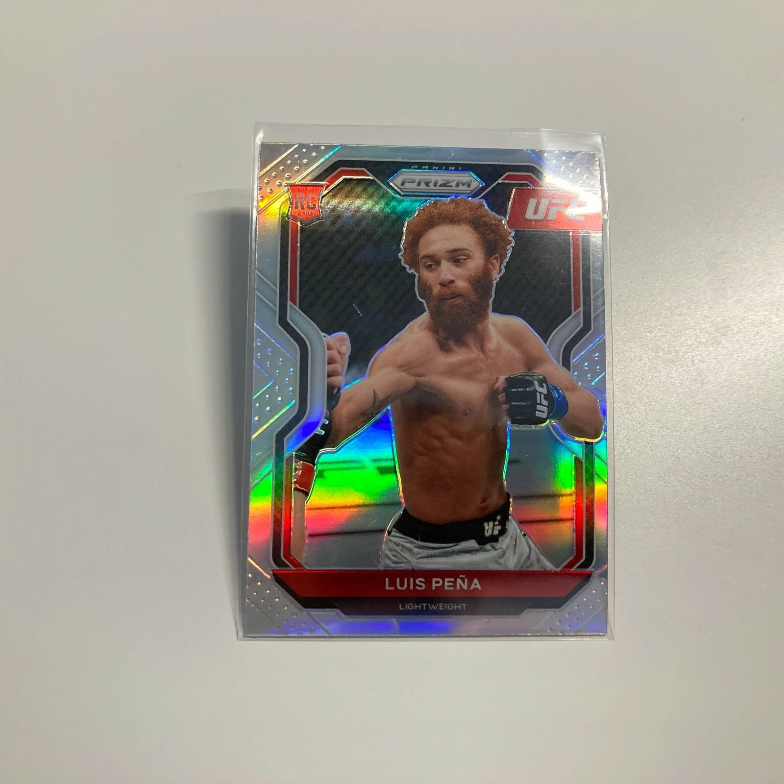 Luis Pena 2021 Panini Prizm UFC Silver Refractor RC Rookie Card #27