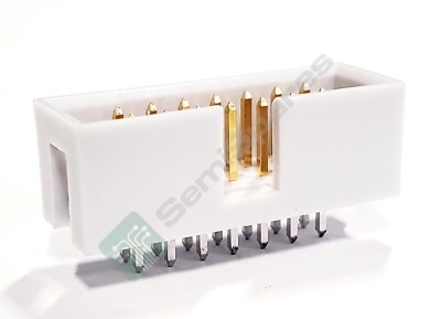2 pcs. ASSMANN AWHW14G-0102-T-R CONN HEADER VERT 14 POS 2.54MM 