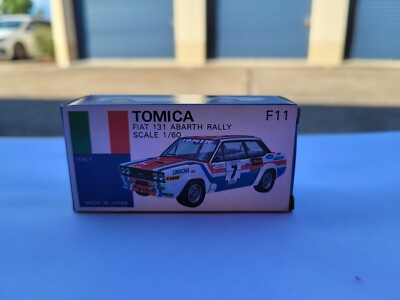 TOMICA F11 - FIAT 131 ABARTH RALLY [RED] MINT VHTF BOX GREAT