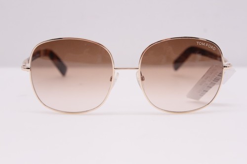 Tom Ford AUGUST TF678 45E Yellow Havana/Brown 56mm Sunglasses (#1500) - Picture 16 of 24