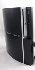 Sony PlayStation 3 Konsole 'fat' Schwarz PS3 ohne Zubehör - DEFEKT!