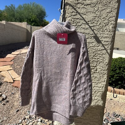 Target Isabel Maternity Purple Turtleneck Sweater S Small New $30 A9