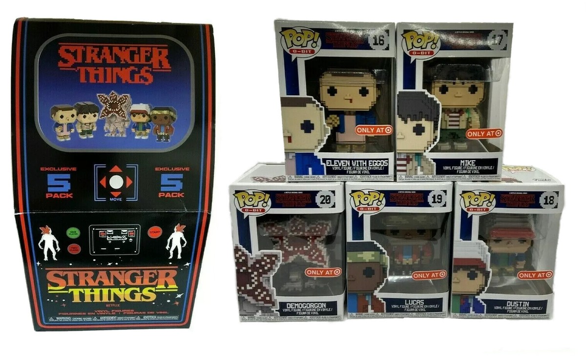 Funko POP Stranger Things 8-BIT 5 Pack Arcade Box Set Demogorgon