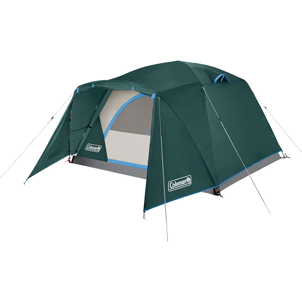 Coleman Skydome 4 Person Camping Tent w/Full Fly Vestibule Coleman Skydome 4 Person Camping Tent w/Full Fly Vestibule