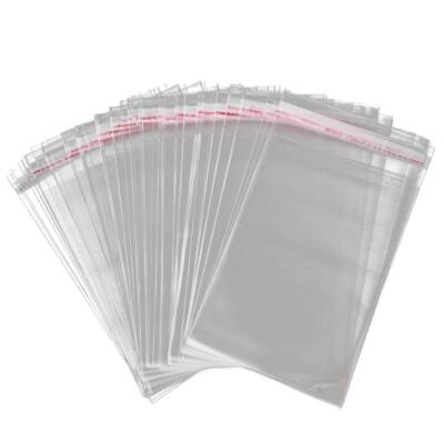 200 Pcs 6''x8'' Clear Resealable Cellophane Bags Self Adhesive Sealing OPP Plas...