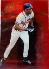 1996 Select Certified Baseball #107 Jermaine Dye Certified Red /1800
