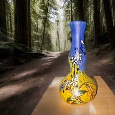 Vase Legras  1910 Série Printania 20 Cm Art Nouveau Parfait État. galle devez