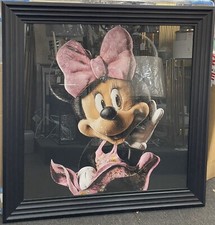 Minnie mouse Gucci bow, flying dress pictures with liquid art & black step frame