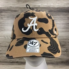 Alabama Crimson Tide Women's Baseball Cap '47 Brand Camel Adjustable Strapback