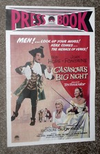 CASANOVA'S BIG NIGHT original 1954 rare U.K. pressbook BOB HOPE/JOAN FONTAINE