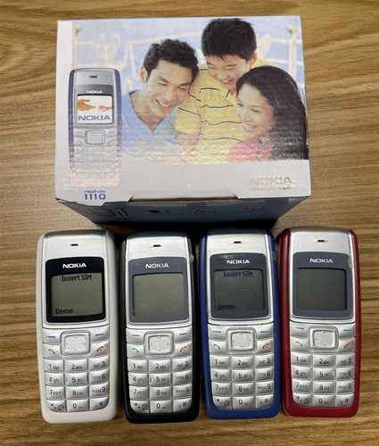 Nokia 1110 Mobile Phone Unlocked GSM 900/1800 cheap cell phone +1 Year WARRANTY - 第 1/14 張圖片