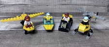 LEGO Kellogg's 1992 Promotional Stunt Club Set: Boat, Glider, Helicopter, Racer