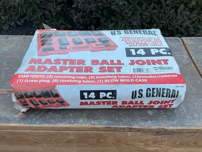 U.S. General 14 Pc. Master Ball Joint Adapter Set (Harbor Freight 46389) - Compl