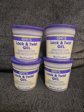 Lot Of 4 Ors Gel Lock Twist 13oz Jar X 4 Jars