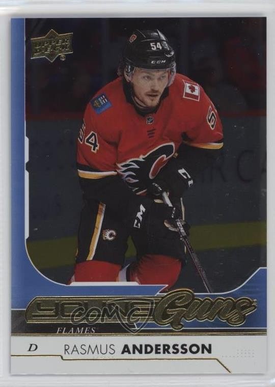 2017-18 Upper Deck Young Guns Silver Foil Rasmus Andersson #218 Rookie RC