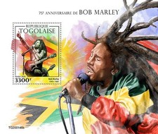 BOB MARLEY Jamaica Singer/Songwriter/Reggae Music MNH Stamp Sheet #2 (2020 Togo)