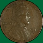 1931-D Lincoln Wheat Cent Fine F Coin #38206