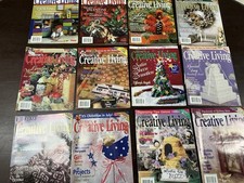 12 Vintage Creative Living Magazine Lot 1990s Creative Crafts And More