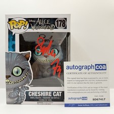 Stephen Fry AUTOGRAPH Cheshire Cat - Alice In Wonderland Signed Funko Pop ACOA