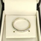Vintage Sterling Silver 925 Thin Band Ring Minimalist Versatile
