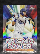 2021 Topps Chrome Cody Bellinger Prismic Power #PP-3 Dodgers 0519A