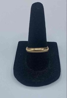 ArtCarved 14K Yellow Gold Milgrain Wedding Band Ring Size 7.5 2.91g