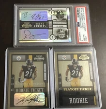 Ben Roethlisberger 2004 Playoff Contenders Dual Auto-/100-PLUS Steelers Lot-6 