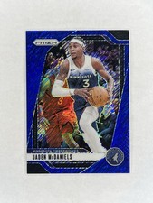 2024-25 Panini Prizm Jaden McDaniels 1st Off the Line Fotl Blue Shimmer /35