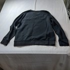 Crewneck Sweatshirt Black Charcoal Unbranded Size L Approx (measured) 10596 — photo 6