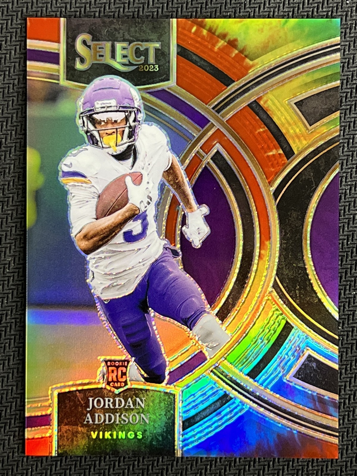2023 Panini Select Premier Tie-Dye #194 Jordan Addison RC Rookie 03/25 Vikings