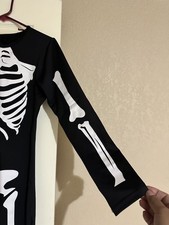 Tipsy Elves Skeleton Costume Full Zip, Size Large