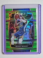Moses Moody 21-22 Select Lime Green Prizm /75 #62 RC Rookie Warriors 🍏