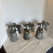 Lot 3 Spray Guns Binks Spray Guns Models 7  62  Devilbiss SGA 570 All UNTESTED