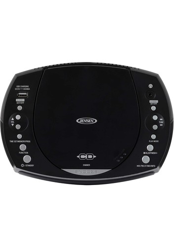 Jensen JCR322 Modern Home CD Tabletop Stereo Clock Digital AM/FM Radio CD Player - 第 2/14 張圖片