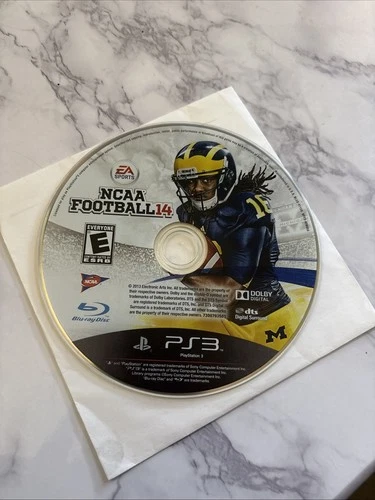 NCAA Football 14 PlayStation 3 PS3 Disc Only, Tested and Works