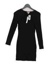Topshop Bodycon Mini Dress UK10 in Black