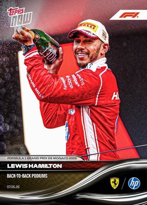 Lewis Hamilton - 2026 Formula 1  Topps NOW  - Card 34 PRE ORDER / VORBESTELLUNG