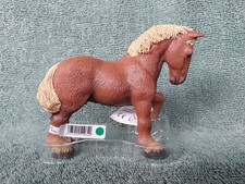 Gorgeous Retired Papo Breton Horse 51064 With Both Tags Intact