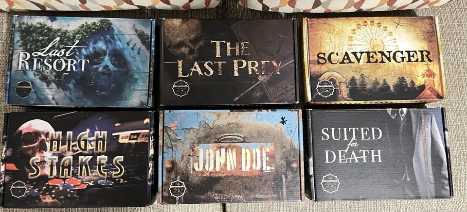 LOTE de 6 The Deadbolt Mystery Society/Caja abierta/Excelente/Completo!(menos 1 artículo) Foto 2 de 4