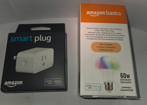 NEW AMAZON Prise intelligente & A19 LED 60W Ampoule