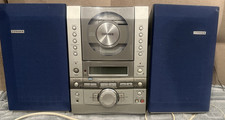 Fisher SLIM-1500 CD AM/FM Stereo w/ Detachable Speakers No Remote Tested Vintage